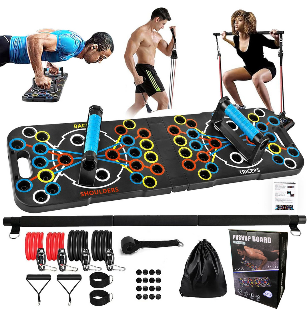 💪 54-Hole Push-Up Board – Ultimate Home Workout Trainer