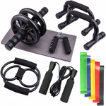 Load image into Gallery viewer, Abs Roller Wheel Kit – Multifunctional Core Training Set
