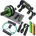 Load image into Gallery viewer, Abs Roller Wheel Kit – Multifunctional Core Training Set
