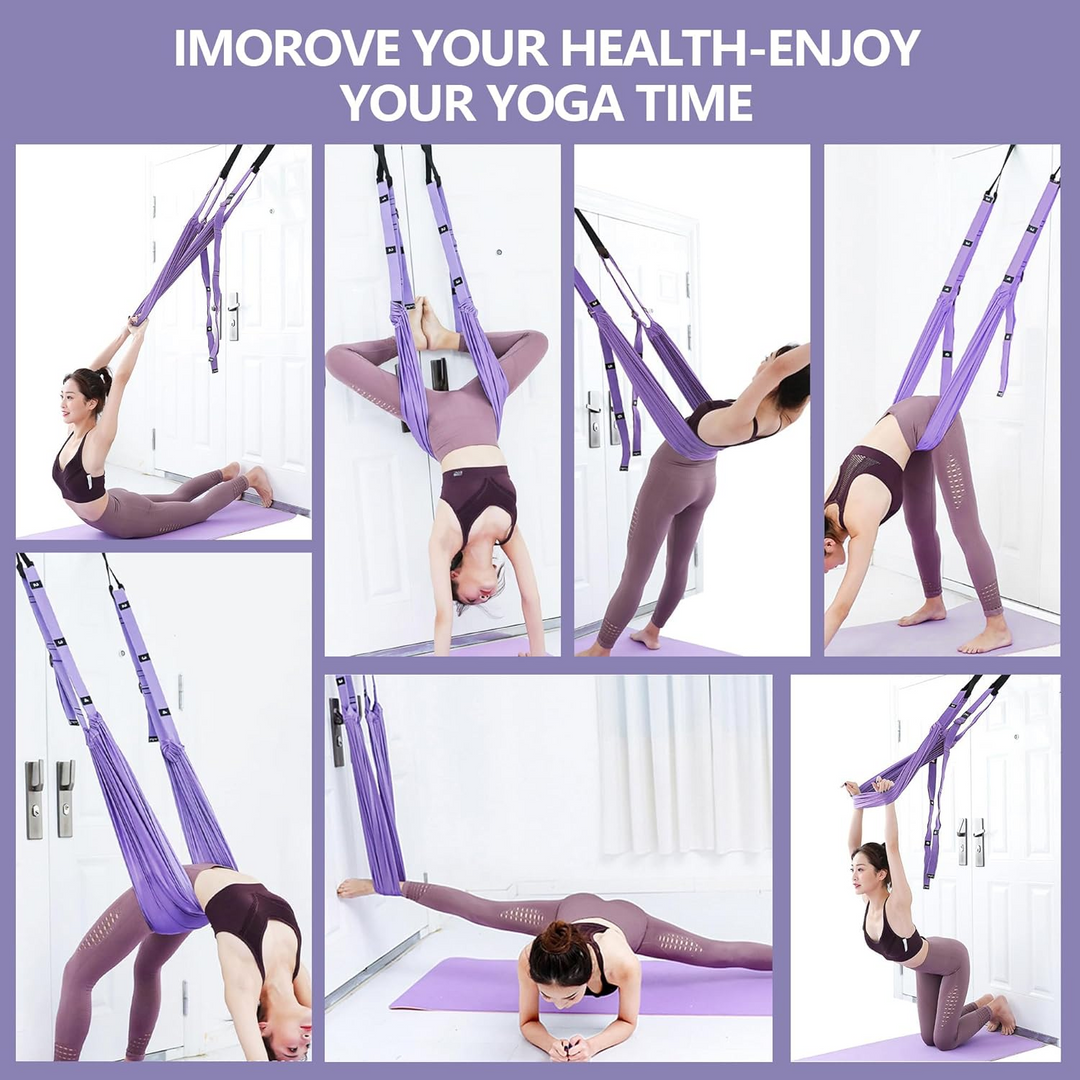 🧘 Aerial Yoga Rope – Backbend, Hip Opener & Handstand Trainer