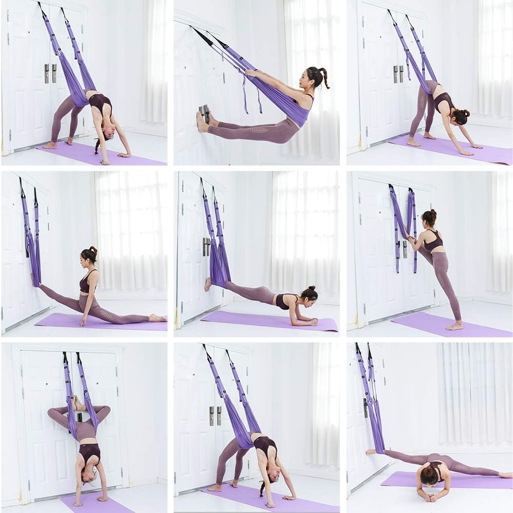 🧘 Aerial Yoga Rope – Backbend, Hip Opener & Handstand Trainer