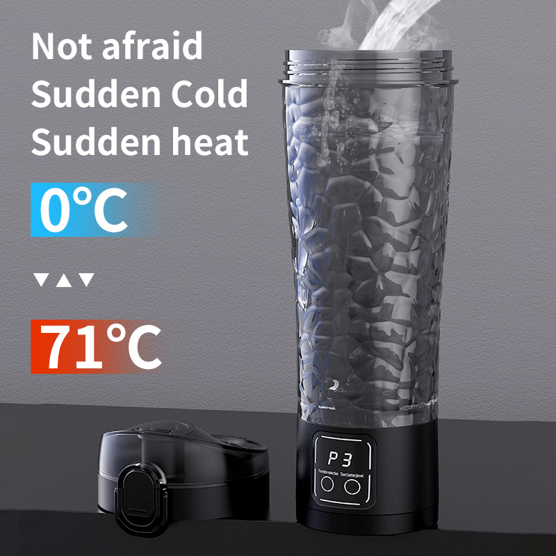 Electric Shake Cup – Auto-Mixing for Protein & Coffee