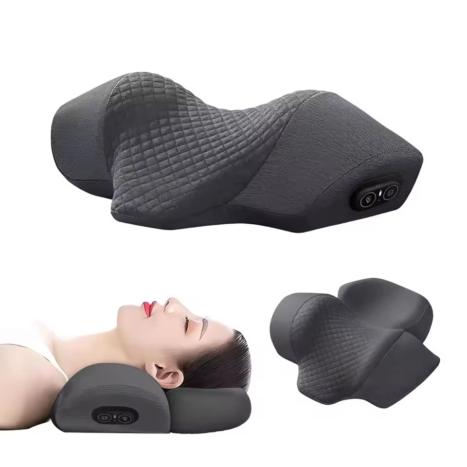 🛏️ Heated Cervical Spine Pillow – Neck Traction & Sleep Support