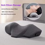 Load image into Gallery viewer, 🛏️ Heated Cervical Spine Pillow – Neck Traction &amp; Sleep Support
