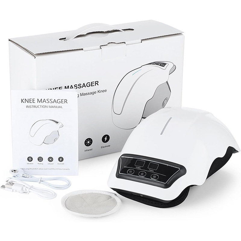Rechargeable Heated Knee Massager – Vibration & Infrared Therapy