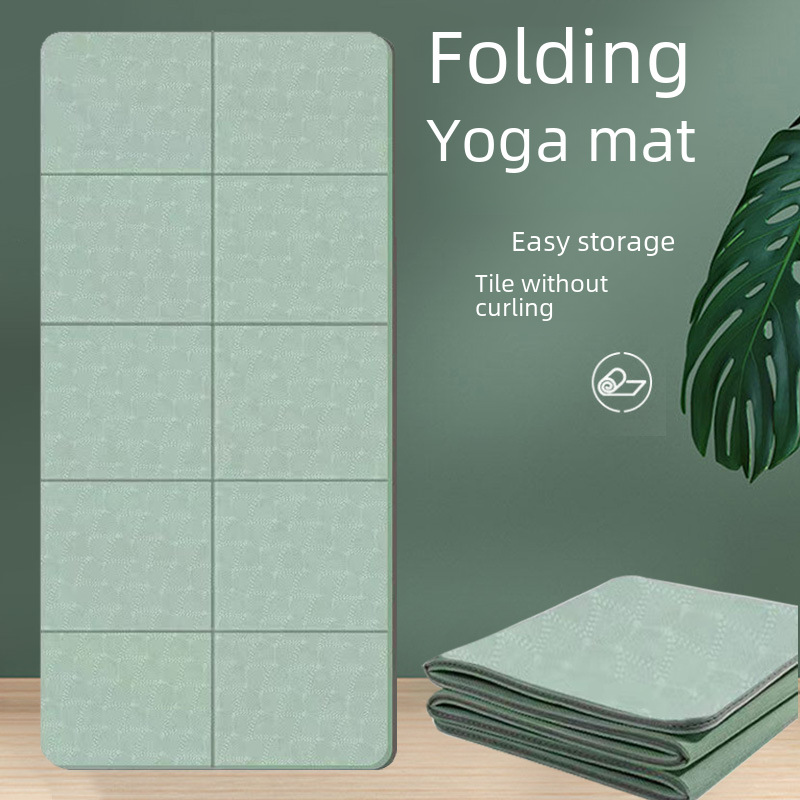 🧘 Foldable Yoga Mat – Portable, Thick & Non-Slip Comfort