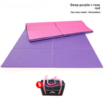 Load image into Gallery viewer, 🧘 Folding Yoga Mat – Thick, Portable &amp; Travel-Ready for All Levels

