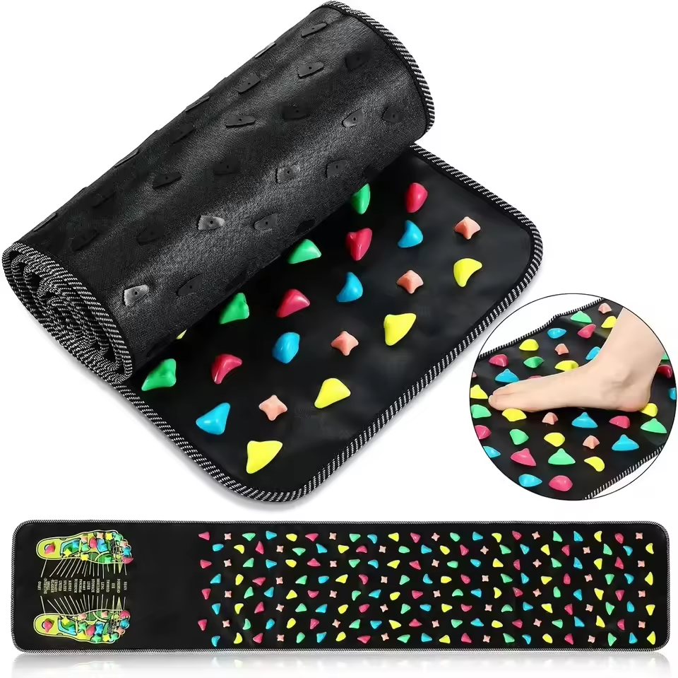 Foot Acupressure Walking Mat – Pebble Therapy Carpet