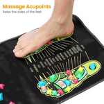 Load image into Gallery viewer, Foot Acupressure Walking Mat – Pebble Therapy Carpet
