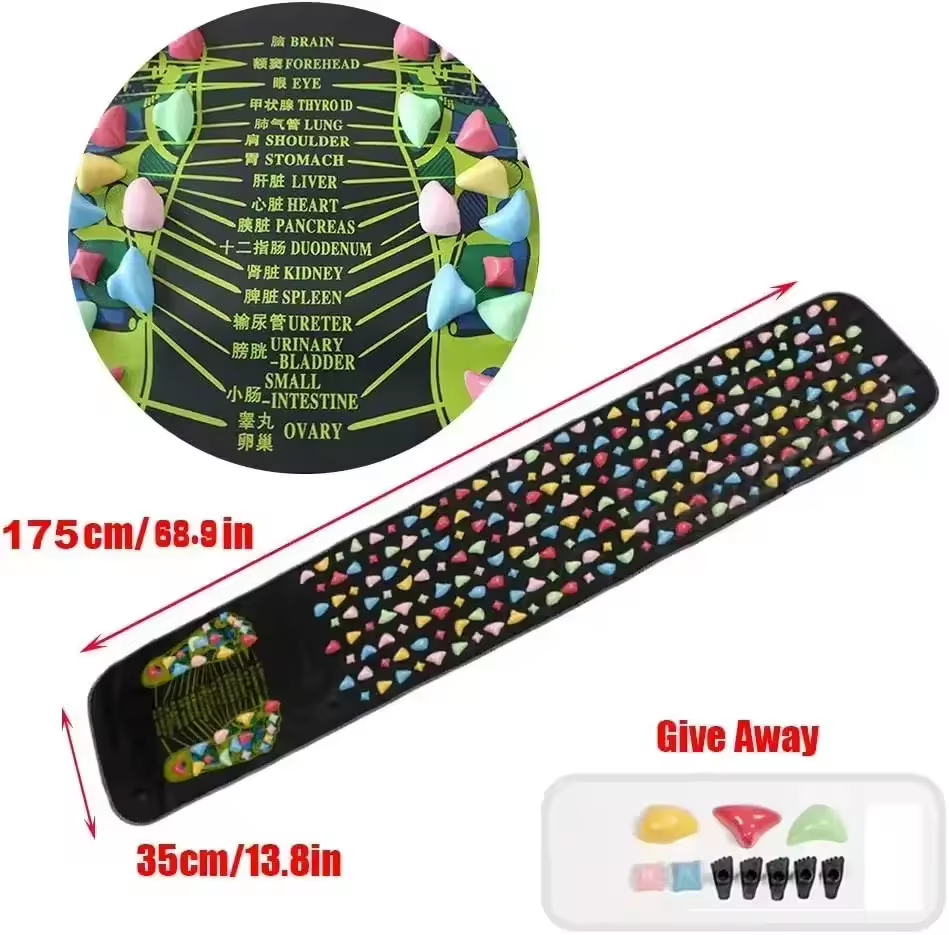 Foot Acupressure Walking Mat – Pebble Therapy Carpet