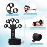 Load image into Gallery viewer, Grip Strength Trainer Kit – Hand, Finger &amp; Forearm Set
