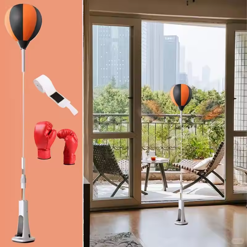 Vertical Rebound Boxing Ball – Home Training Punching Tumbler