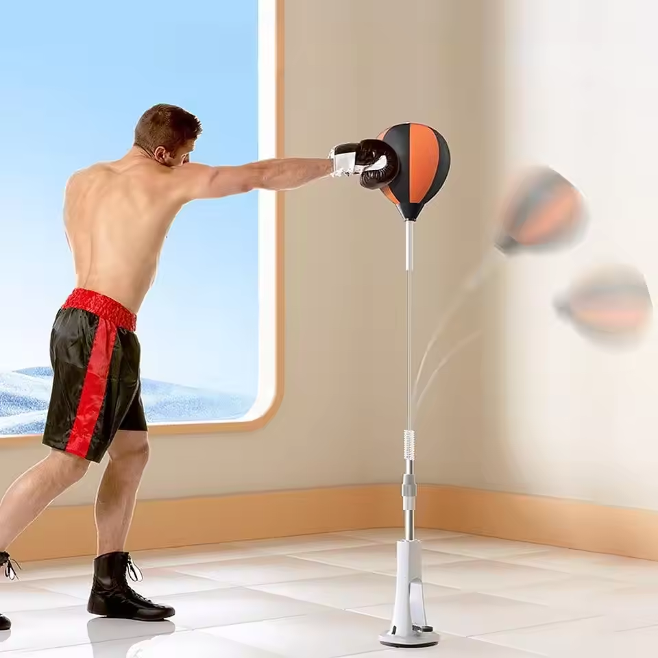 Vertical Rebound Boxing Ball – Home Training Punching Tumbler