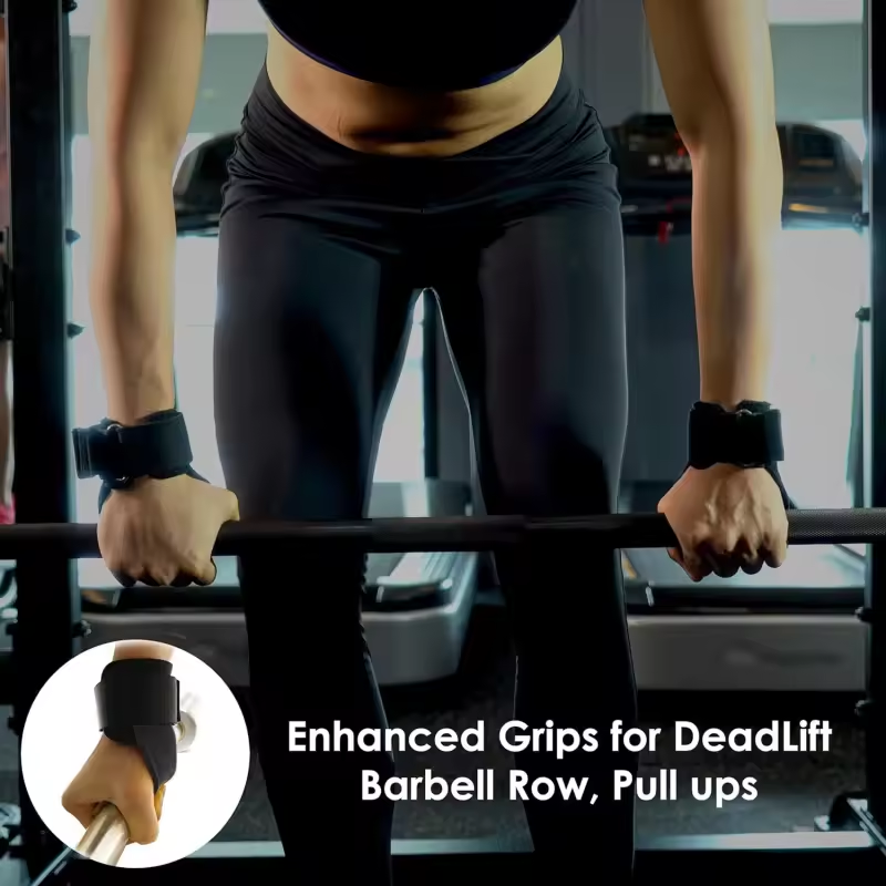 Power Grip Lifting Hooks – Heavy Duty Wrist Support