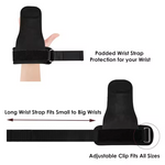 Load image into Gallery viewer, Power Grip Lifting Hooks – Heavy Duty Wrist Support
