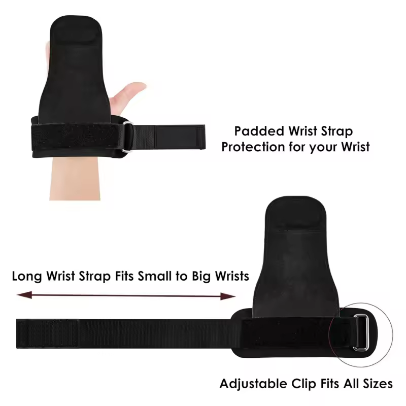 Power Grip Lifting Hooks – Heavy Duty Wrist Support
