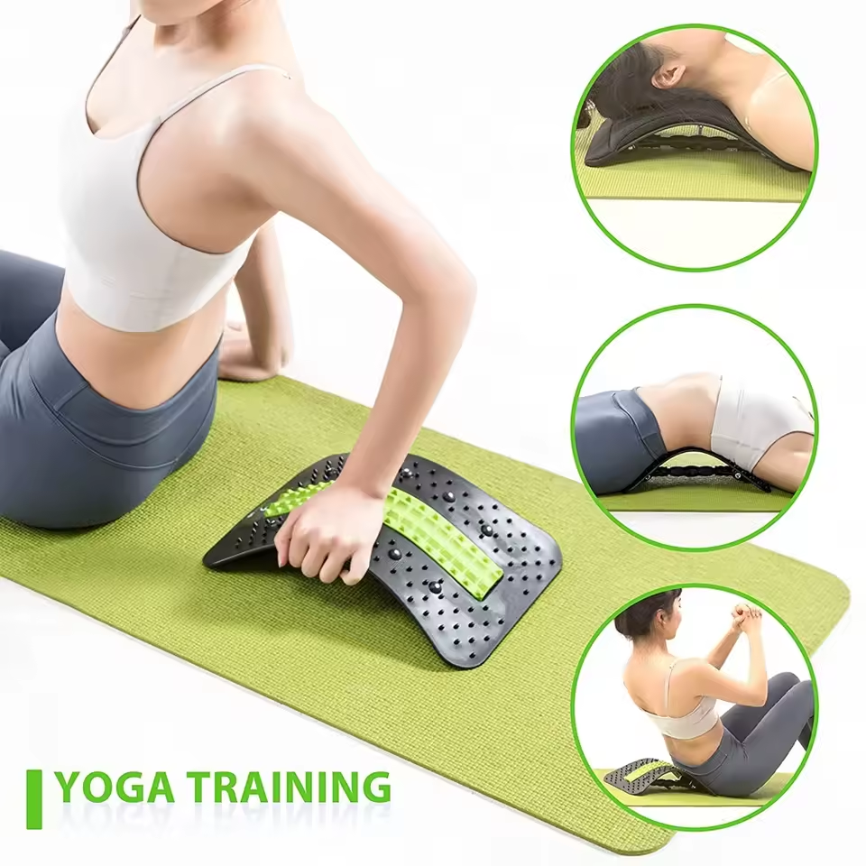 Adjustable Back Stretcher – Lumbar Support & Pain Relief