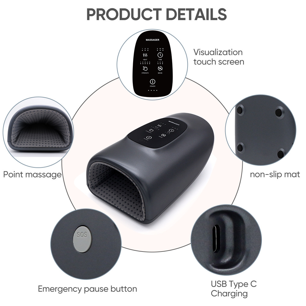Electric Hand Massager – Airbag & Heat Finger Relief