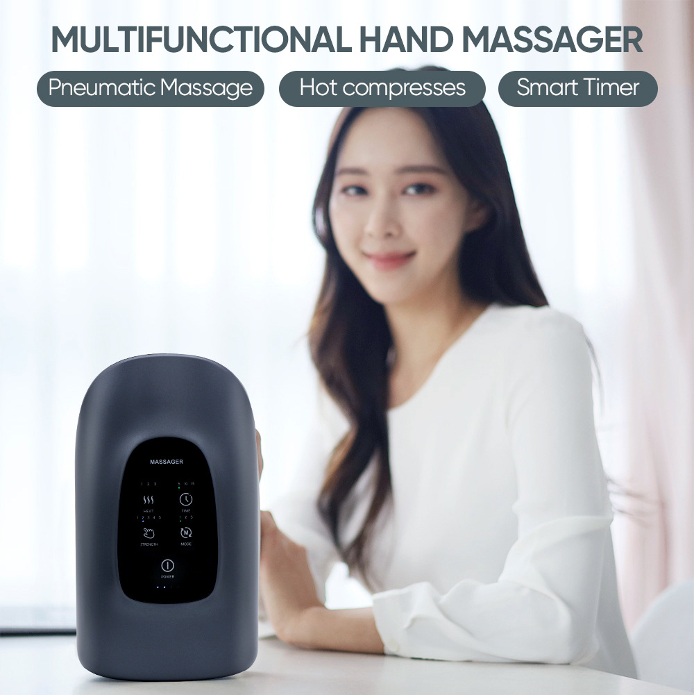 Electric Hand Massager – Airbag & Heat Finger Relief