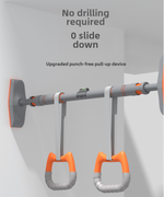 Load image into Gallery viewer, Adjustable Indoor Pull-Up Bar – No-Drill Door Frame Trainer
