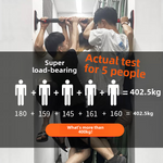 Load image into Gallery viewer, Adjustable Indoor Pull-Up Bar – No-Drill Door Frame Trainer
