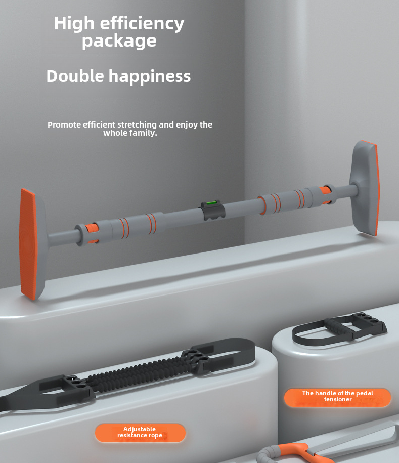 Adjustable Indoor Pull-Up Bar – No-Drill Door Frame Trainer
