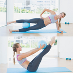 Load image into Gallery viewer, 🧘 Pilates Circle 5-Piece Kit – Yoga Ring, Resistance Bands &amp; Ball Set
