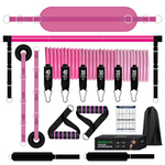 Load image into Gallery viewer, 🏋️ 180lb Pilates Bar Kit – Full Body Home Gym with Resistance Bands
