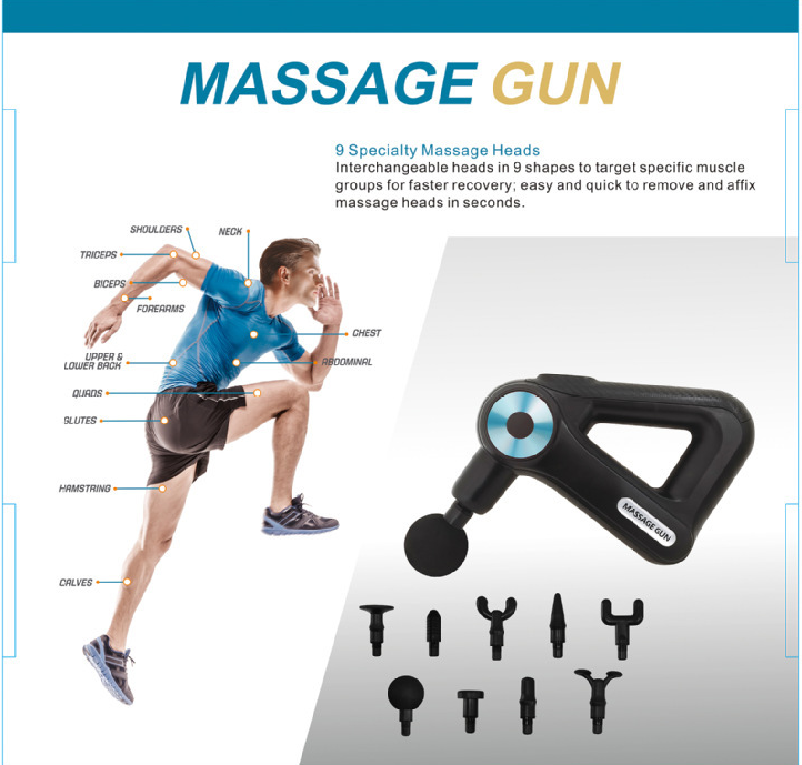Triangle Fascia Massage Gun – Full Body Muscle Relaxer