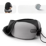 Load image into Gallery viewer, 🛫 U-Shaped Travel Pillow with Hood – Memory Foam Neck Support
