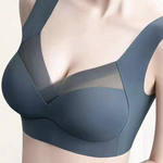 Load image into Gallery viewer, Breathable Push-Up Sports Bra – Mesh Padded Gym Top
