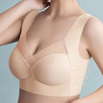 Load image into Gallery viewer, Breathable Push-Up Sports Bra – Mesh Padded Gym Top
