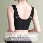 Load image into Gallery viewer, Breathable Push-Up Sports Bra – Mesh Padded Gym Top
