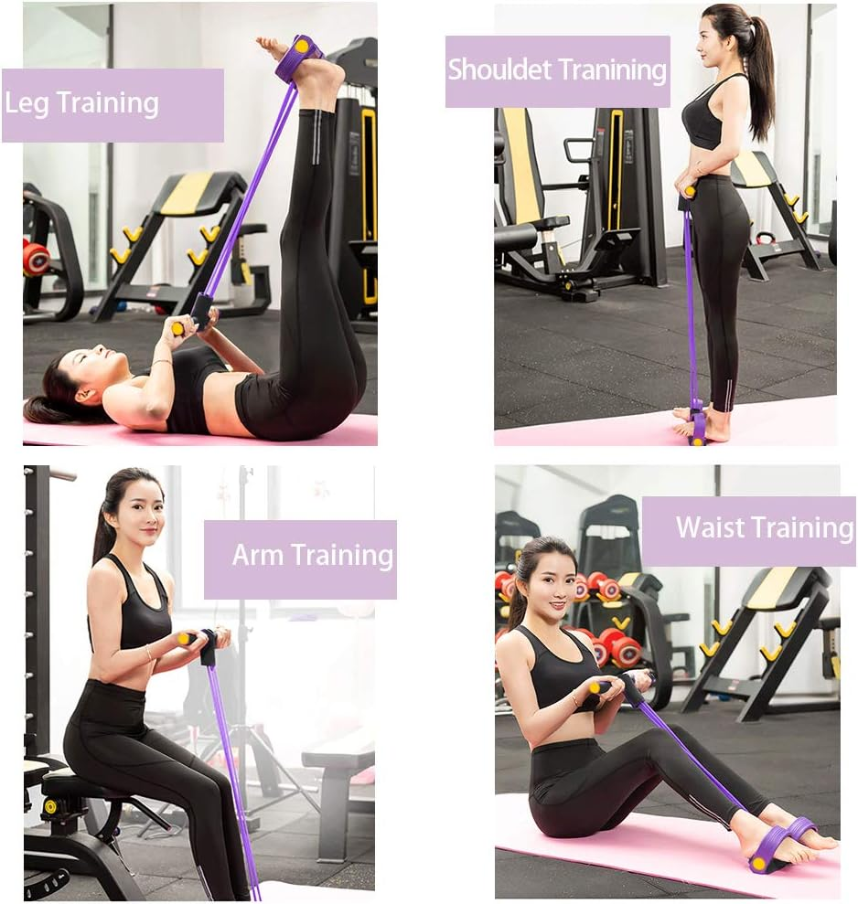 🧘 2-in-1 Yoga Stretch Belt & Pedal Puller – Fat Burn + Posture Trainer