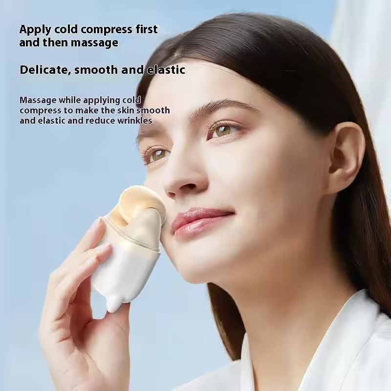 🧊 Dual-Head Facial Ice Roller – Cold Compress Beauty Tool