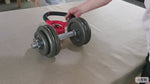 Load and play video in Gallery viewer, Kettlebell Grip Handle – Dumbbell-to-Kettlebell Converter
