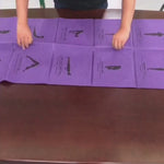 Load and play video in Gallery viewer, 🧘 Folding Yoga Mat – Thick, Portable &amp; Travel-Ready for All Levels
