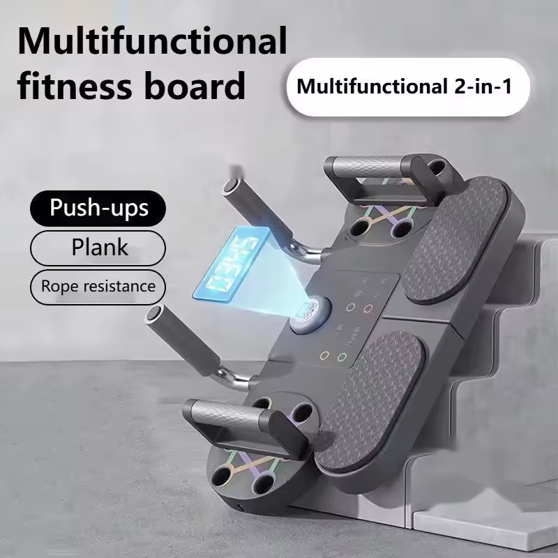 Plank & Push-Up Support Board – Core & Chest Trainer for Home Fitness