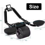Load image into Gallery viewer, 🔥 Timed Ab Wheel Roller – Auto Rebound Core Trainer with Elbow Support
