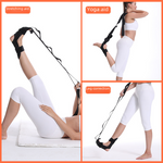 Load image into Gallery viewer, 🦵 Segmented Yoga Stretch Belt – Leg &amp; Foot Flexibility Trainer
