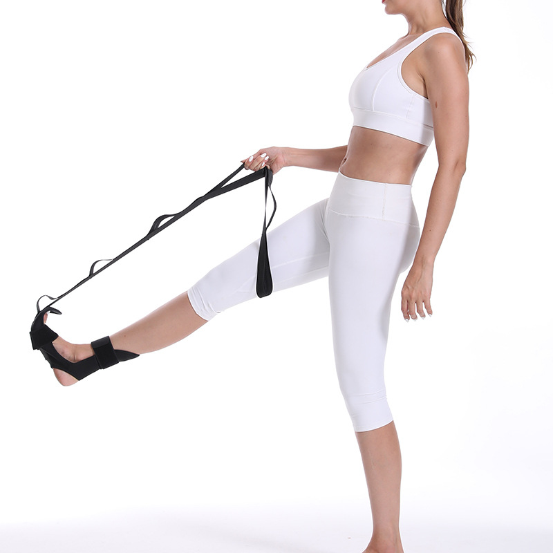 🦵 Segmented Yoga Stretch Belt – Leg & Foot Flexibility Trainer